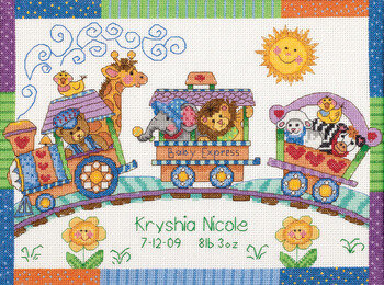 Baby Express Birth Record - Cross Stitch Kit