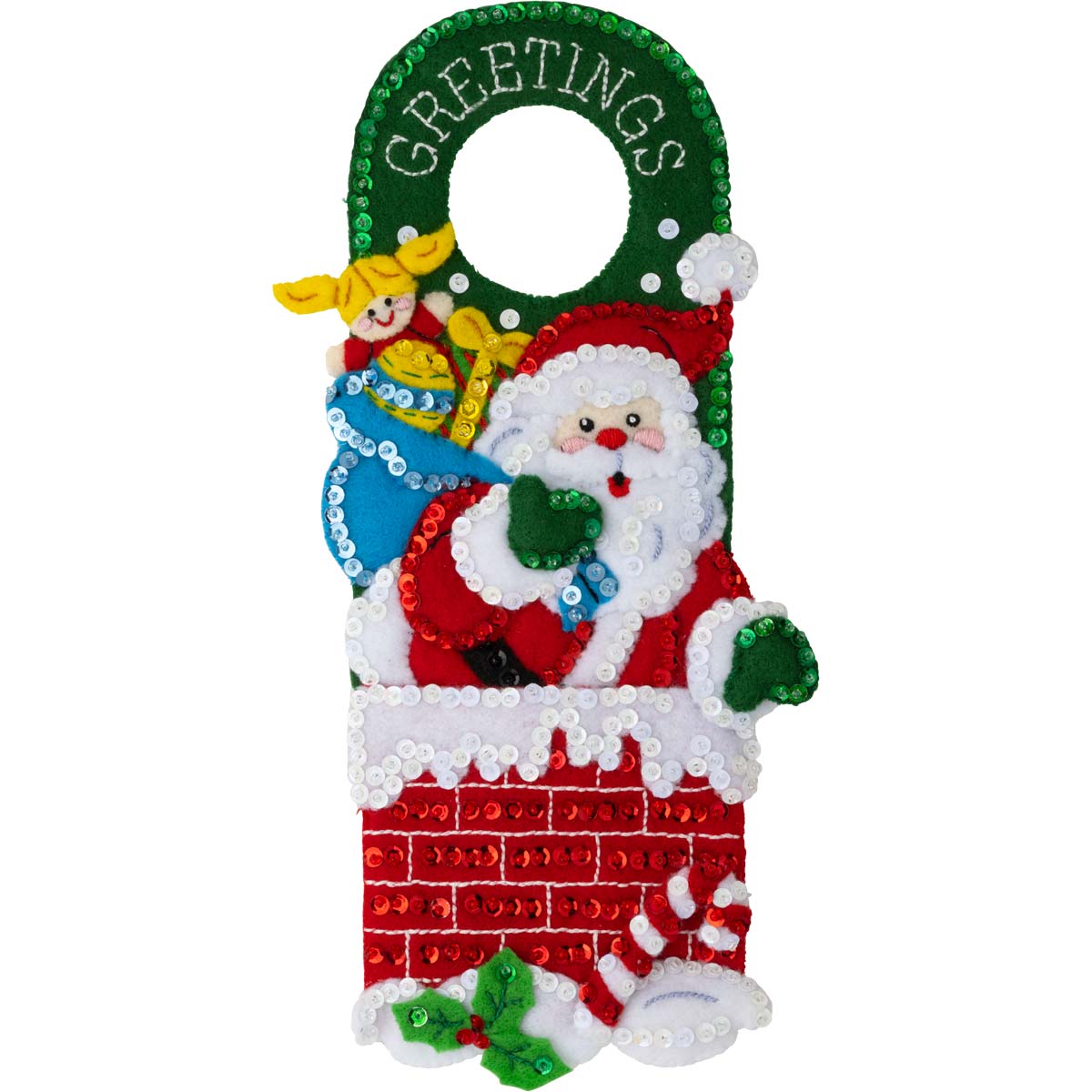 Holiday Door Hangers - Felt Applique Kit