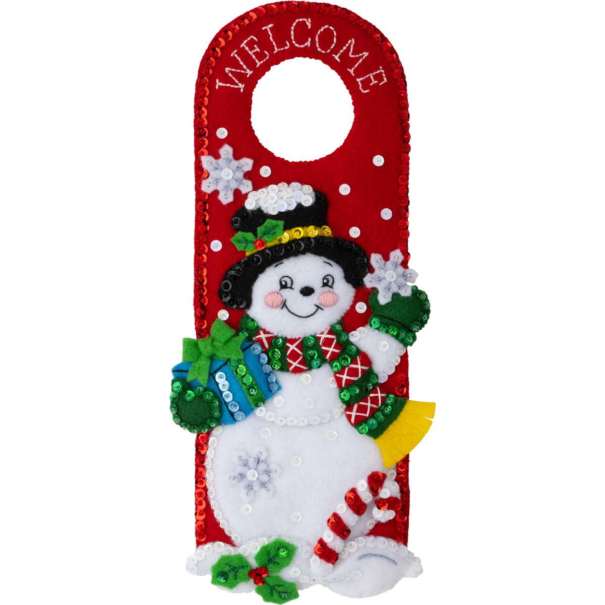 Holiday Door Hangers - Felt Applique Kit
