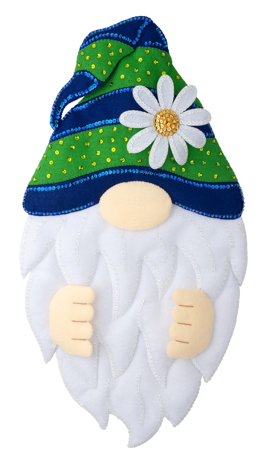 Gnome For All Seasons - Wall Hanging - Felt Applique Kit