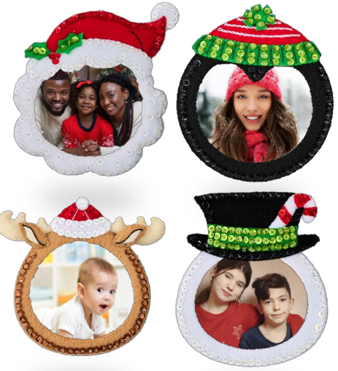 Holiday Dress Up - Ornaments - Felt Applique Kits