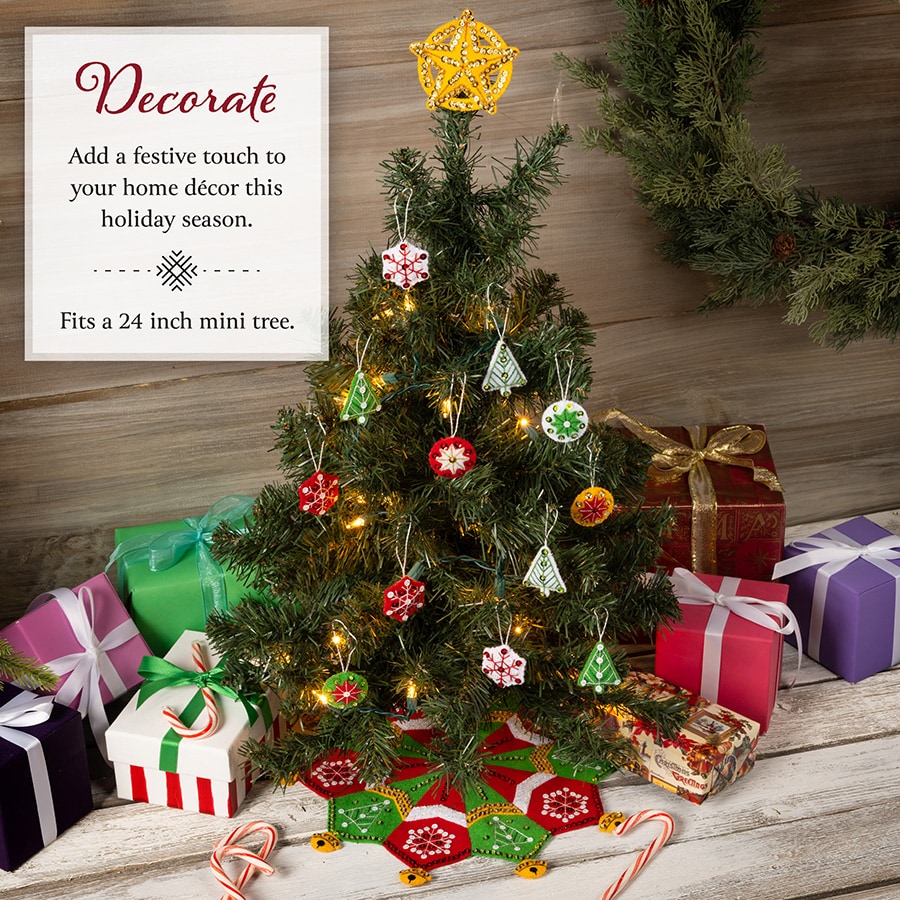 Merry Miniatures Mini Tree Set - Felt Applique Kit