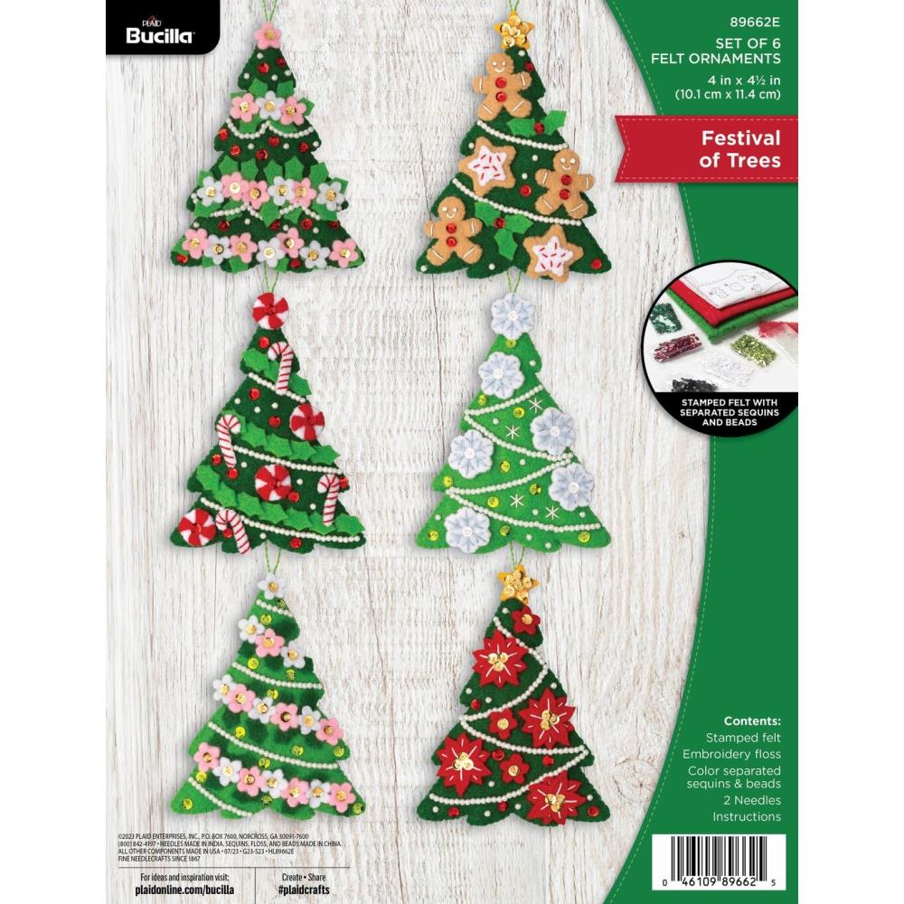 Festival of Trees - Ornament - Felt Applique Kit