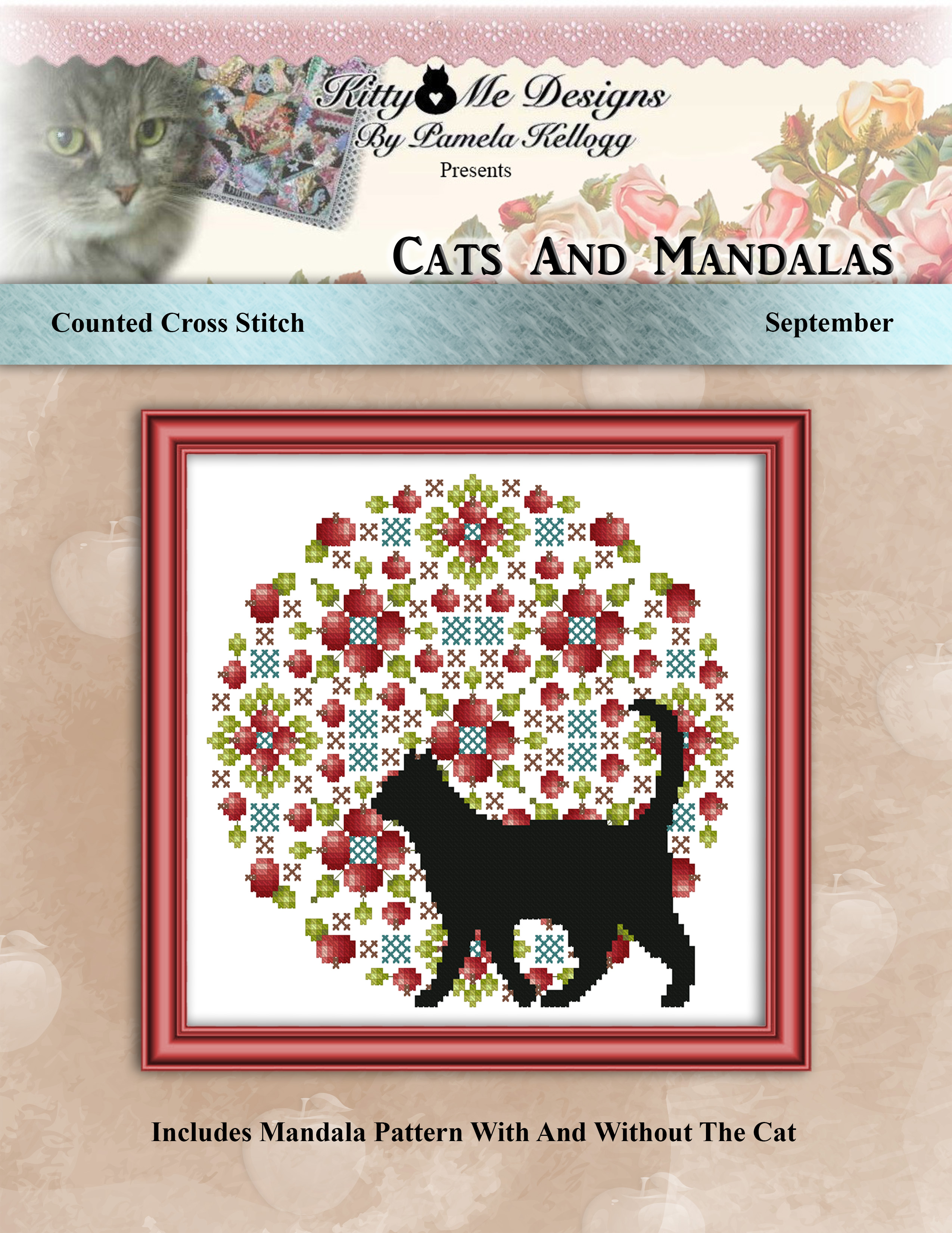 Colorful Cats - Cats and Mandalas September - Pattern