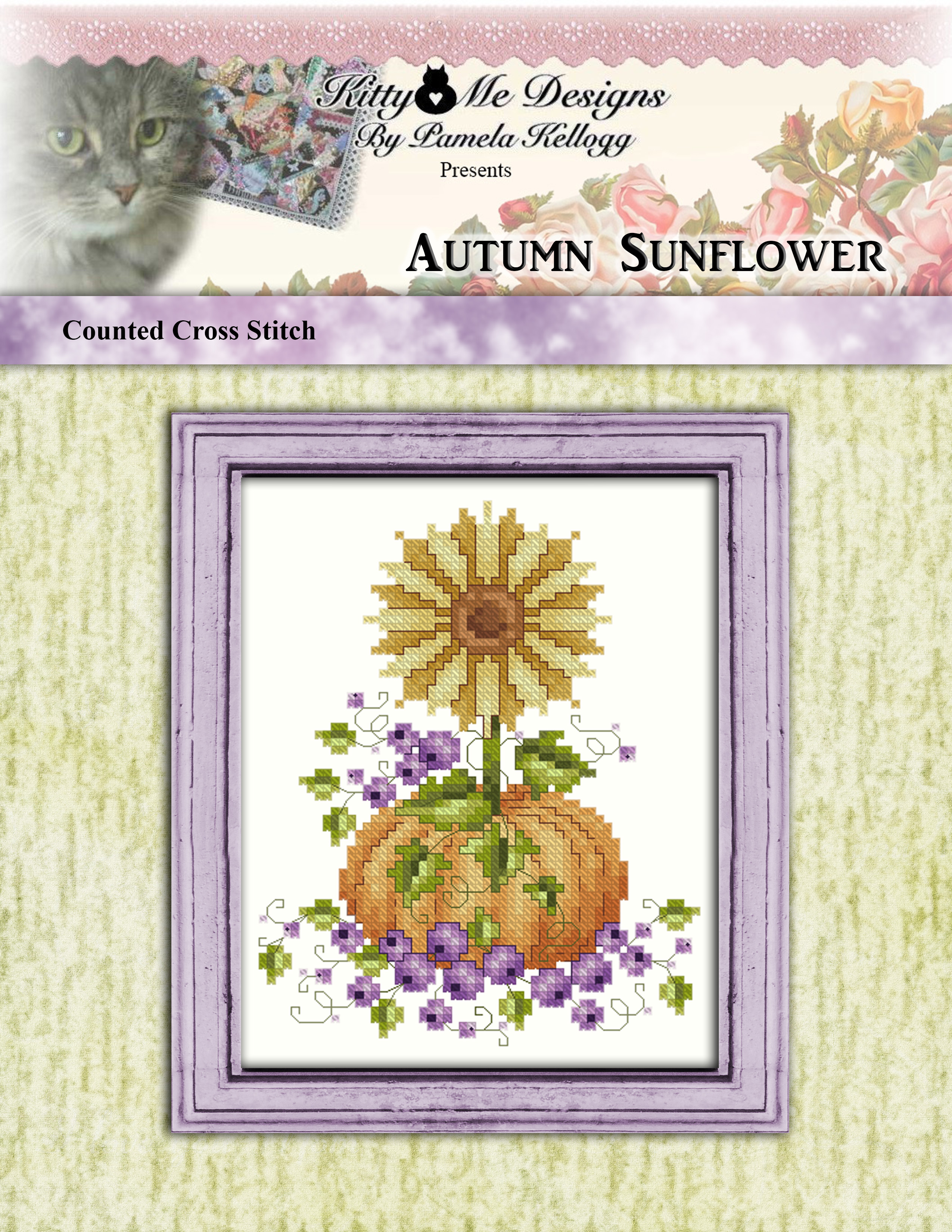 Autumn Sunflower - Cross Stitch Pattern