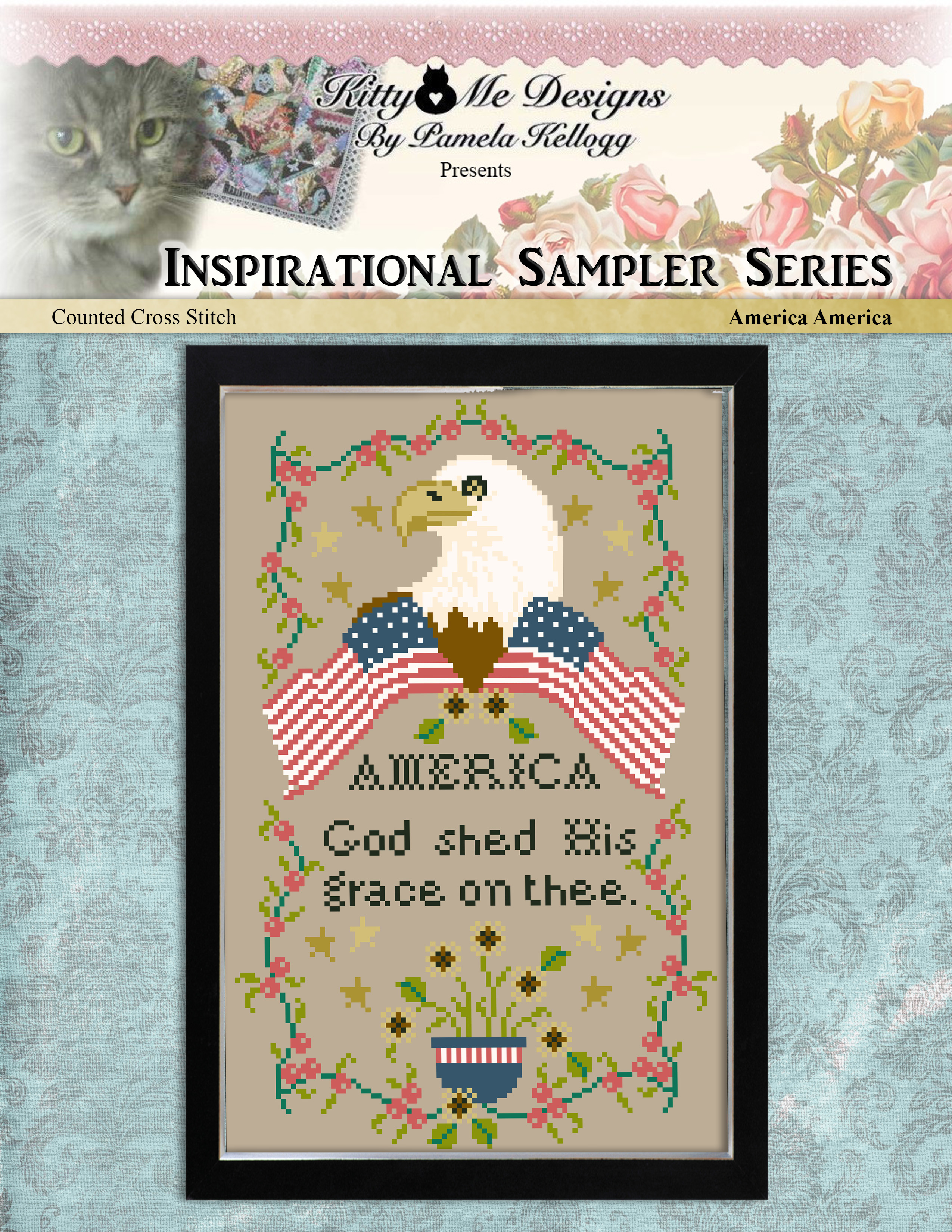 Inspirational Samplers - America America - Cross Stitch
