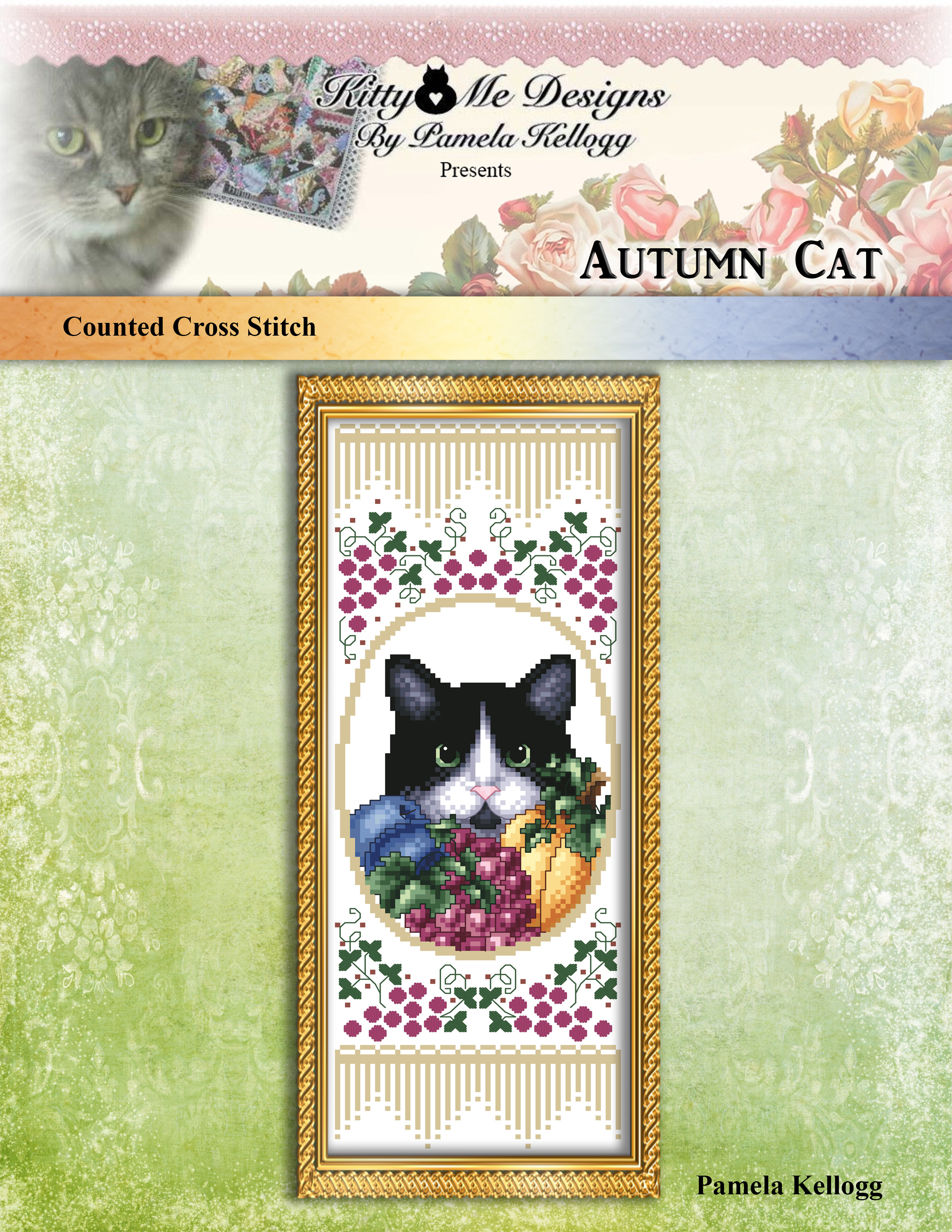Autumn Cat - Cross Stitch Pattern