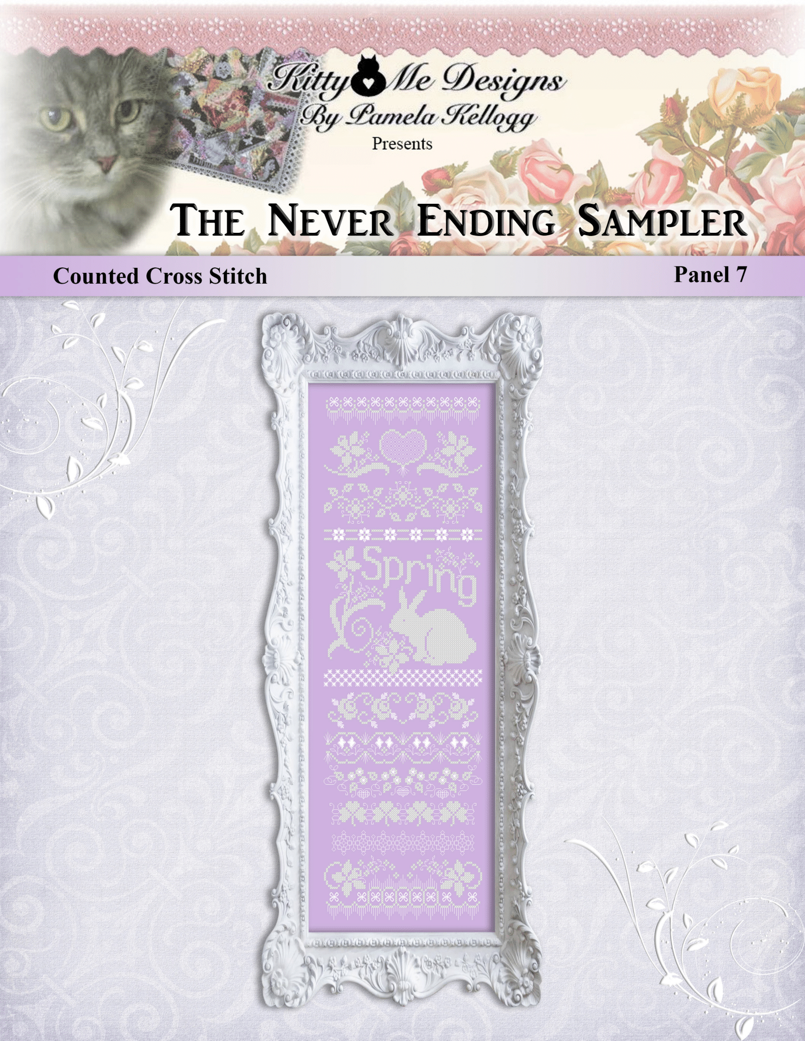 The Never Ending Sampler Panel 7 - Cross Stitch Pattern
