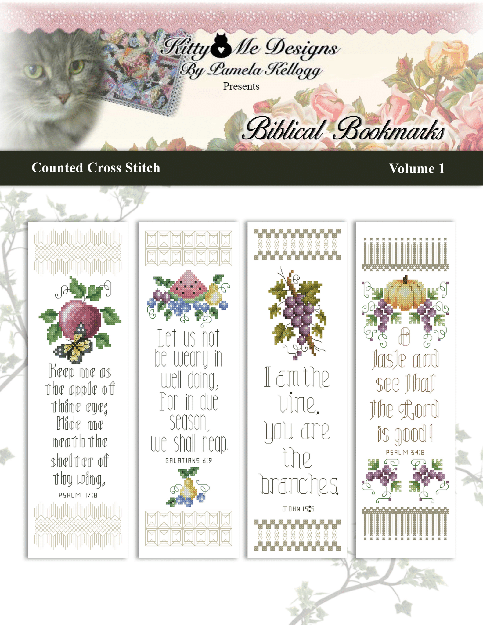 Bible Bookmarks - Volume 1 - Cross Stitch Pattern