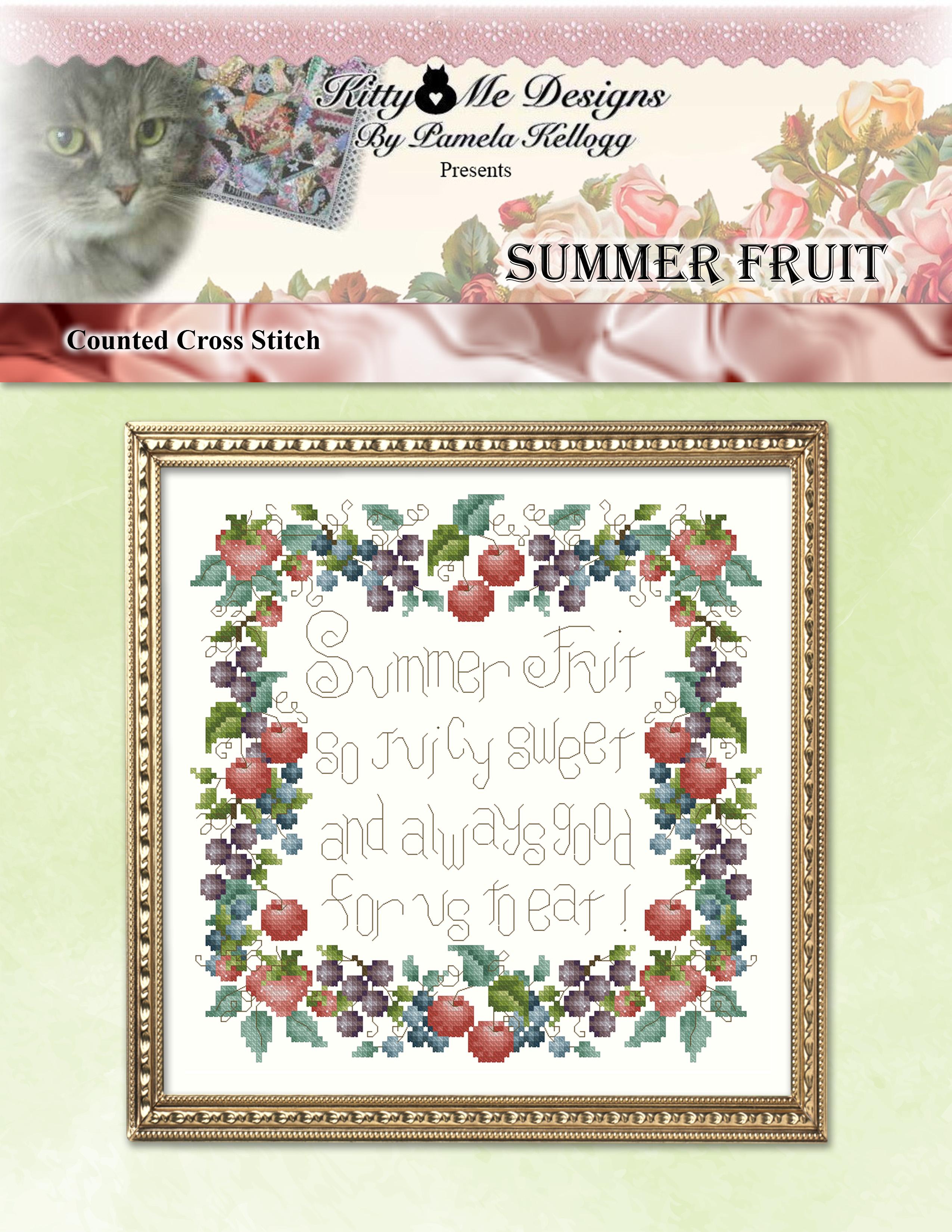 Summer Fruit - Cross Stitch Pattern