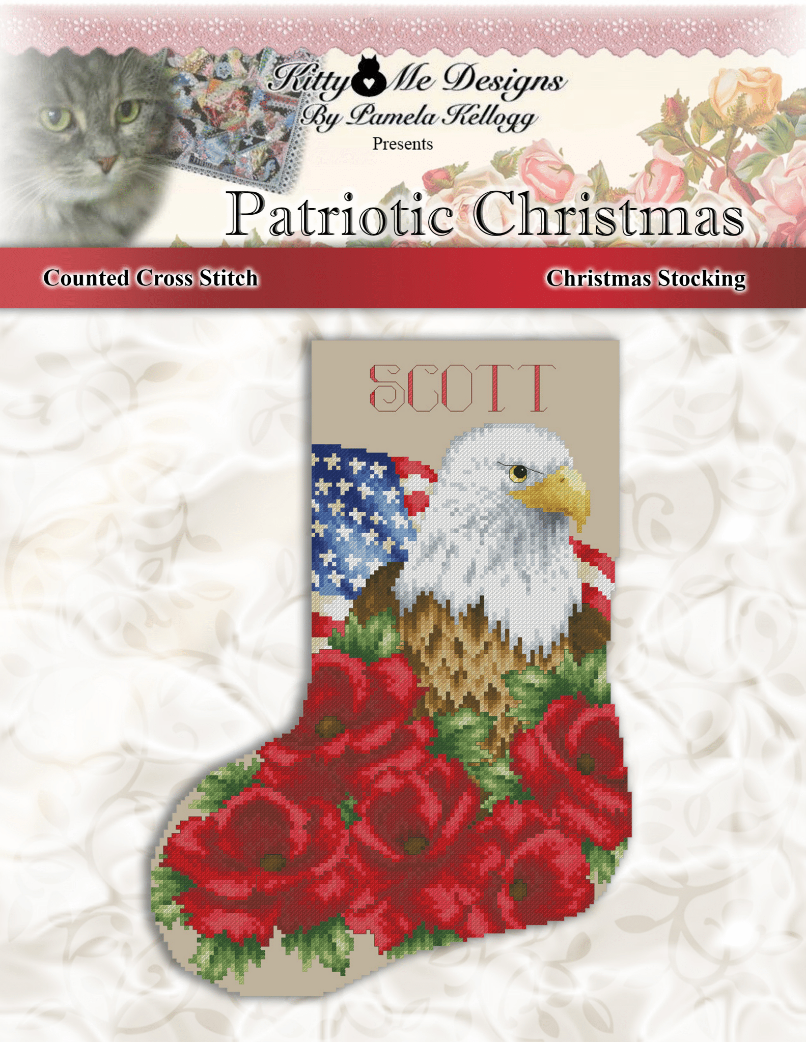 Patriotic Christmas - Cross Stitch Pattern