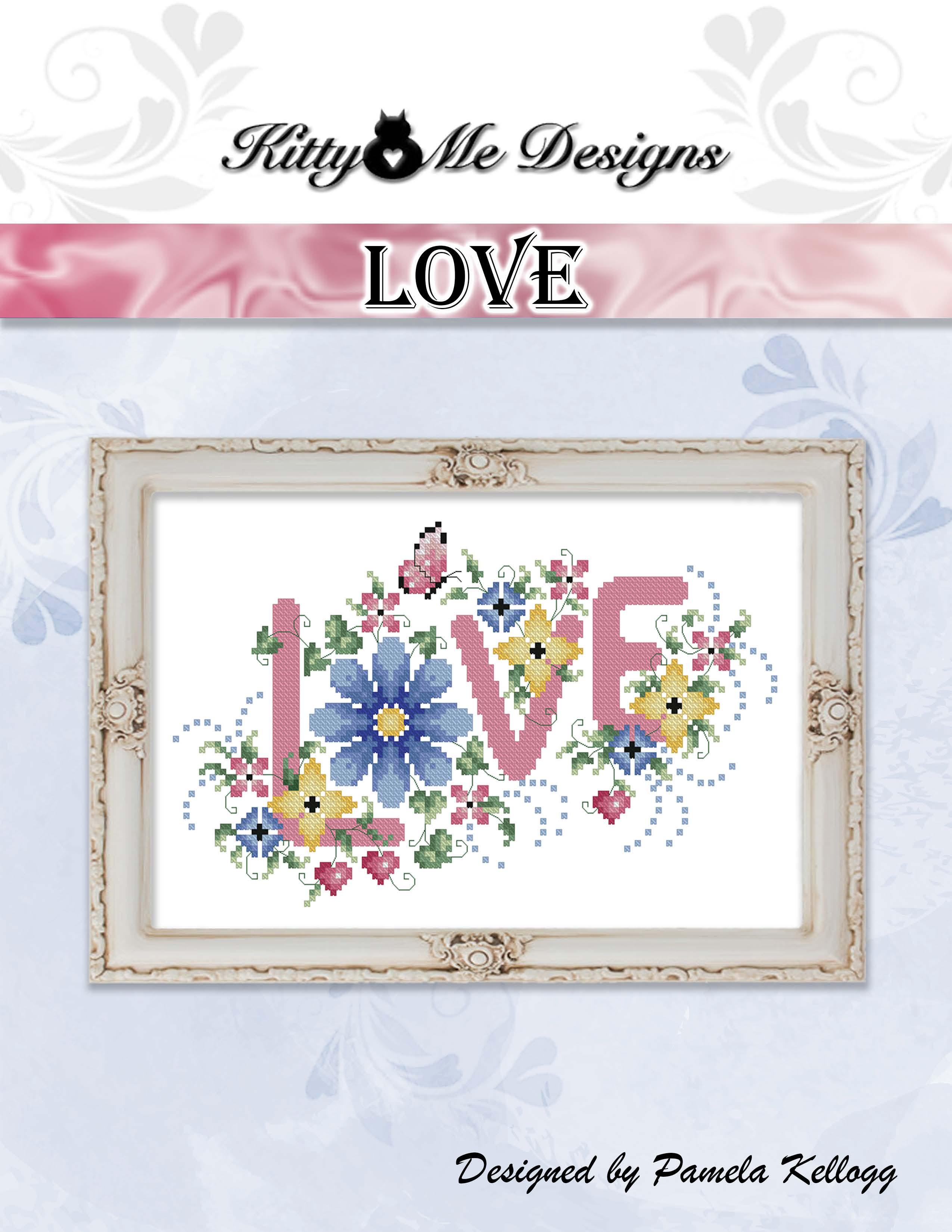 Love - Valentine Cross Stitch Pattern