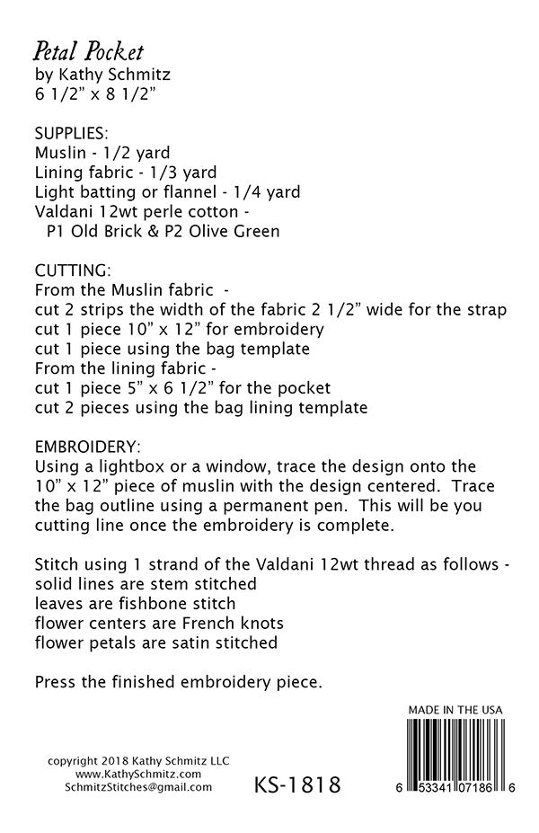 Petal Pocket - Quilt Pattern