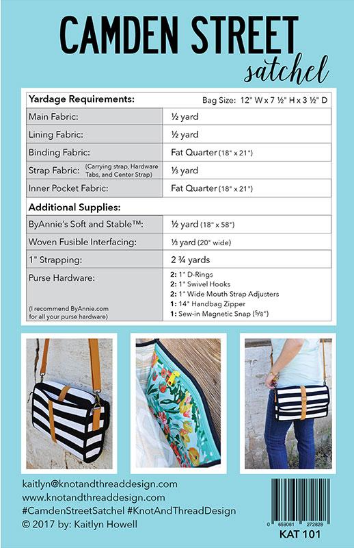 Camden Street - Sewing Pattern