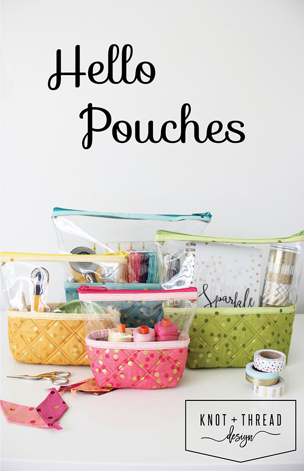 Hello Pouches - Quilt Pattern