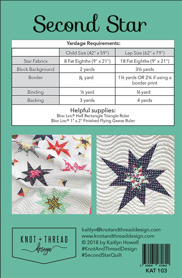 Second Star Quilt - Quilt Pattern