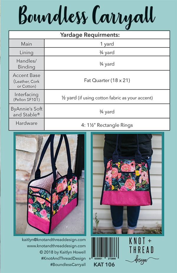 Boundless Carry All - Quilt Pattern