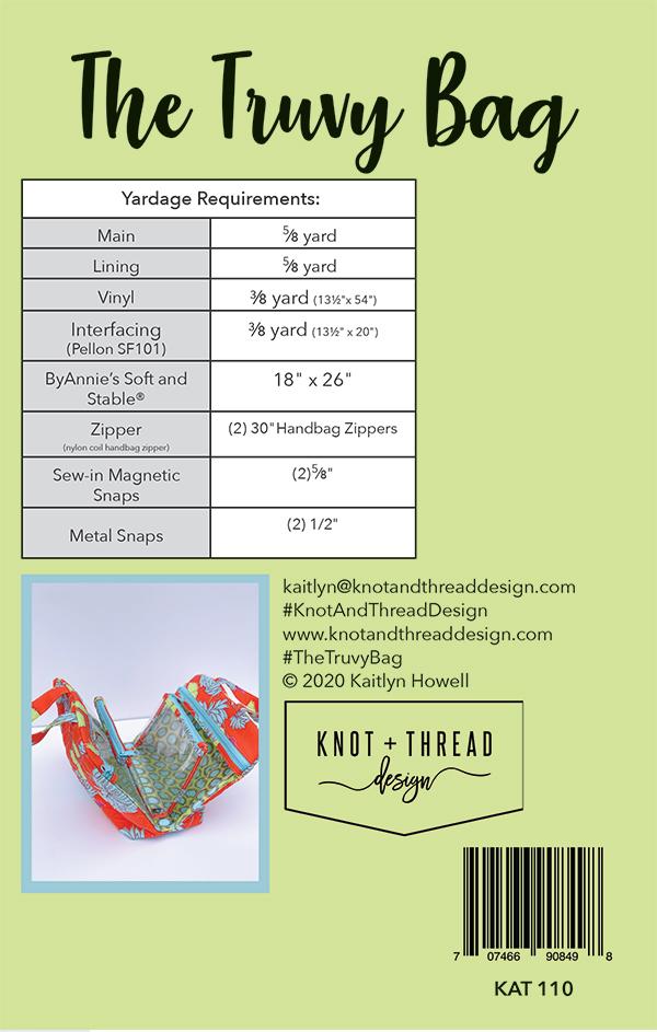 Truvy Bag - Sewing Pattern