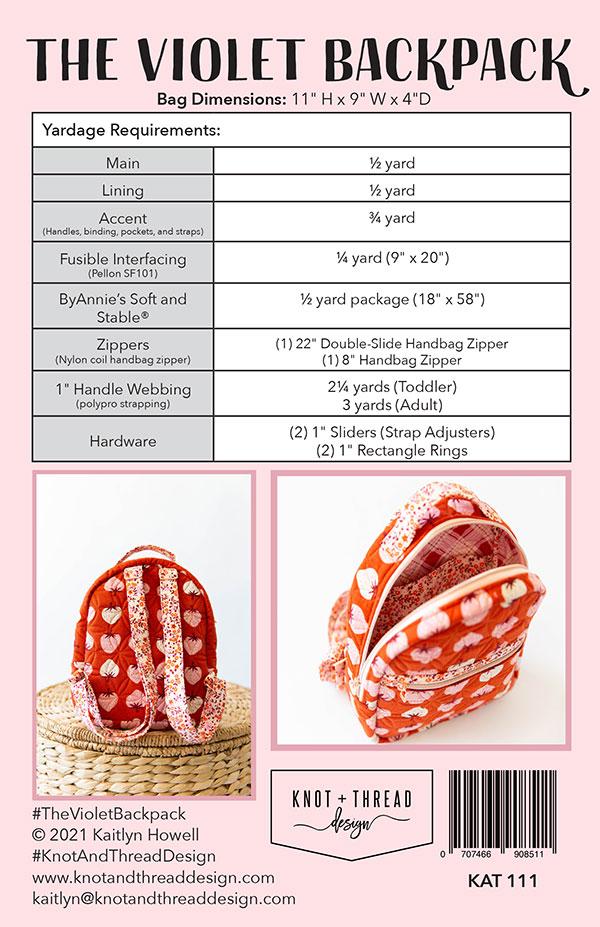 The Violet Bag - Sewing Pattern