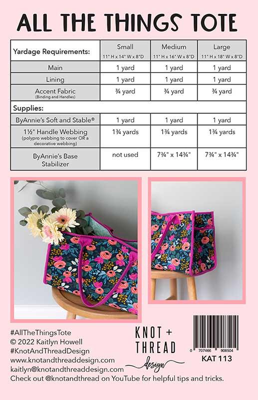 All the Things Tote - Quilt Pattern