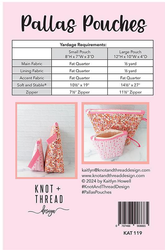 Pallas Pouches - Sewing Pattern