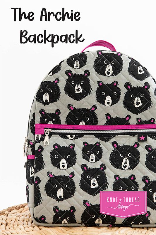The Archie Backpack - Sewing Pattern