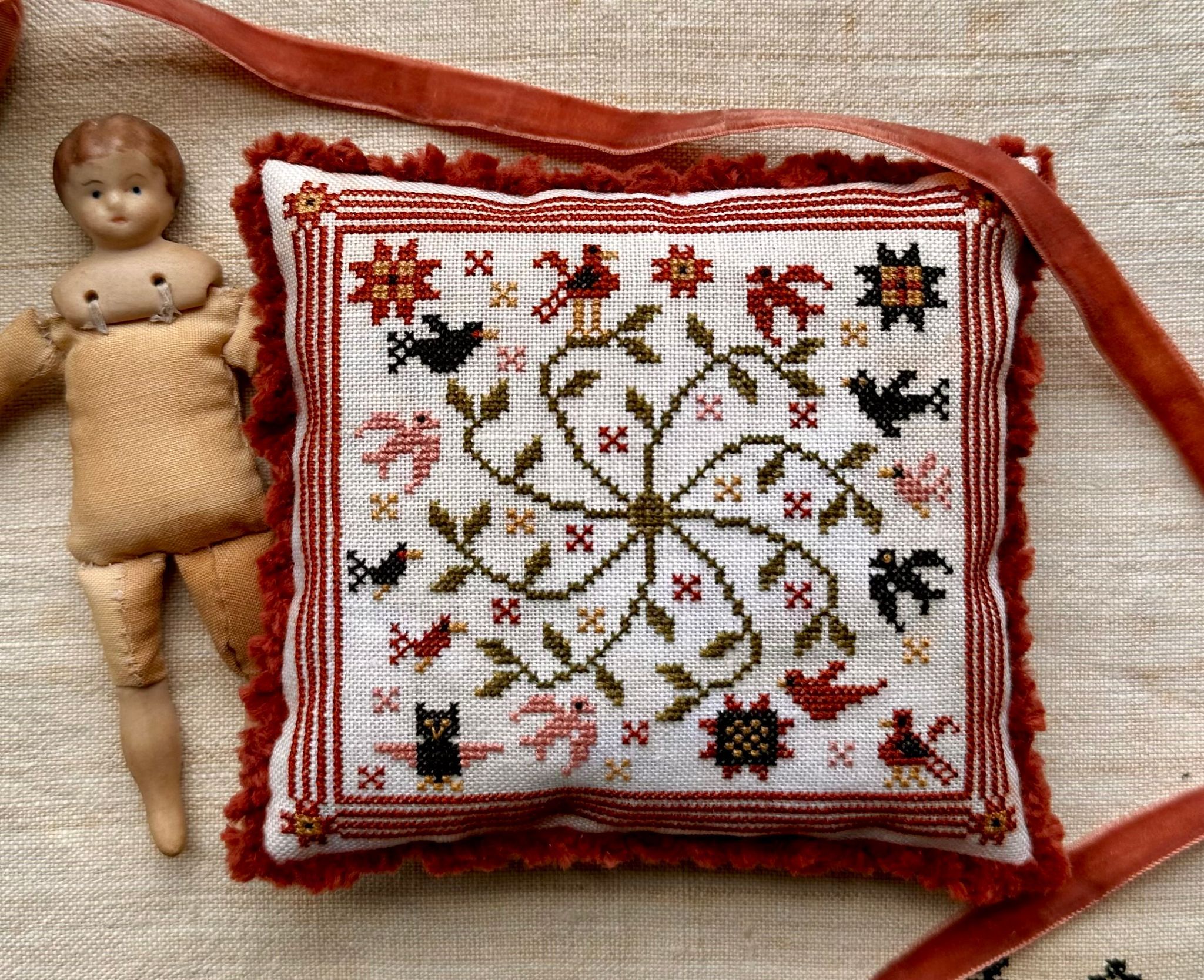 Caught in the Swirl - Cross Stitch Pattern