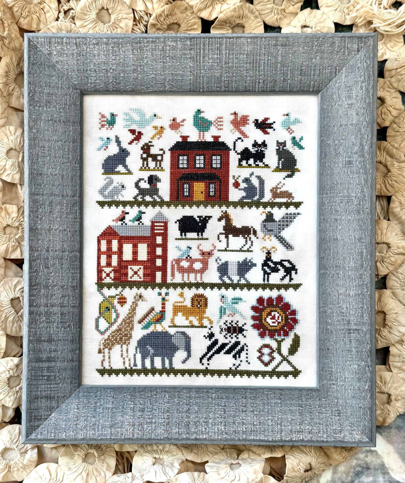 Animals... at Home, on the Farm, in the Wild - Cross Stitch 