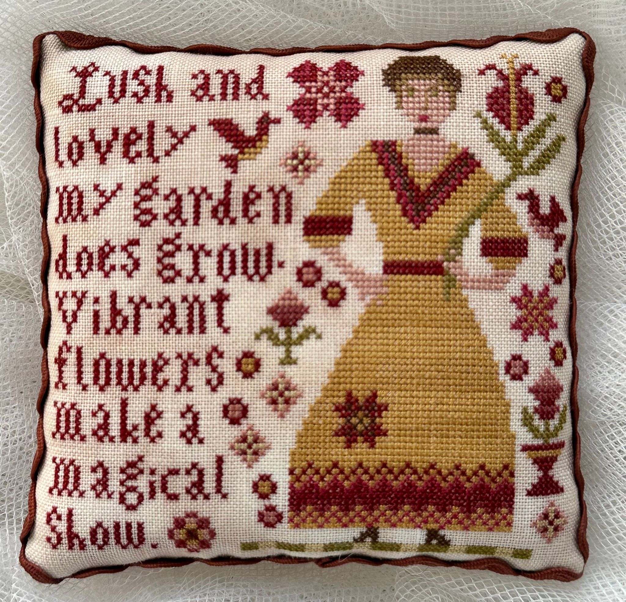 Vibrant Flowers - Cross Stitch Pattern
