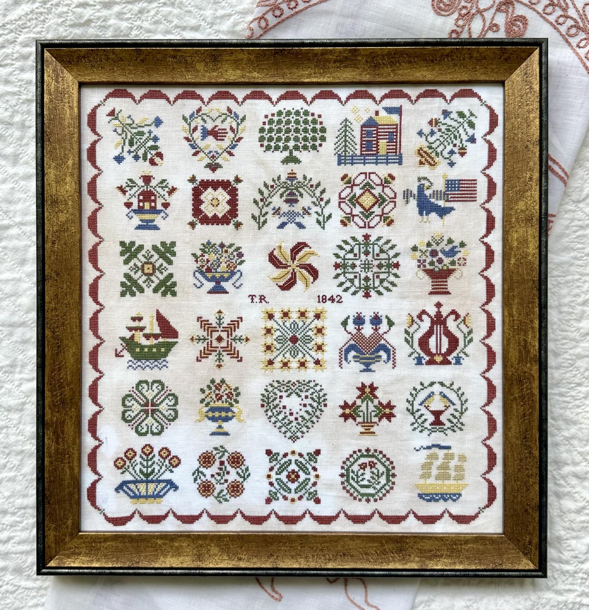Baltimore Album Quilt - Cross Stitch Pattern