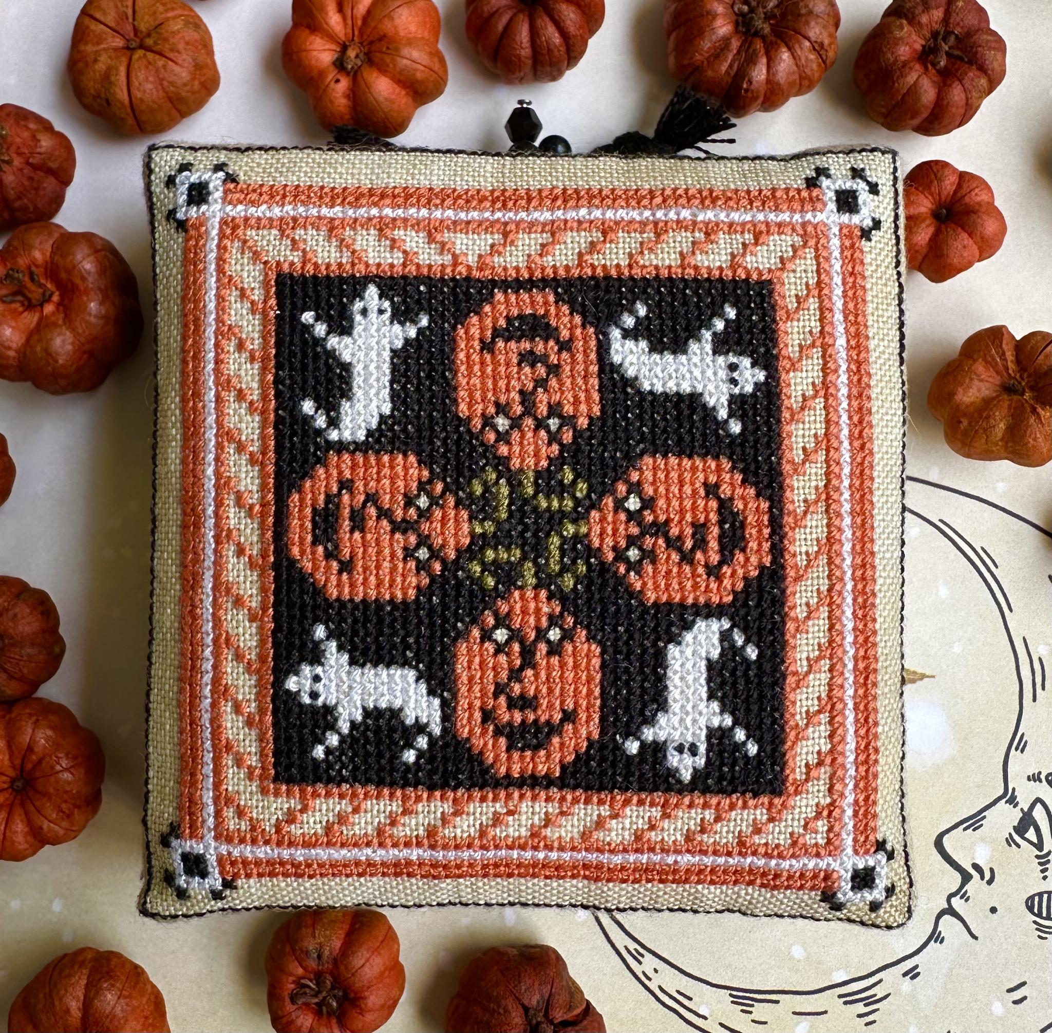 Patchwork Jacks - Halloween Cross Stitch Pattern