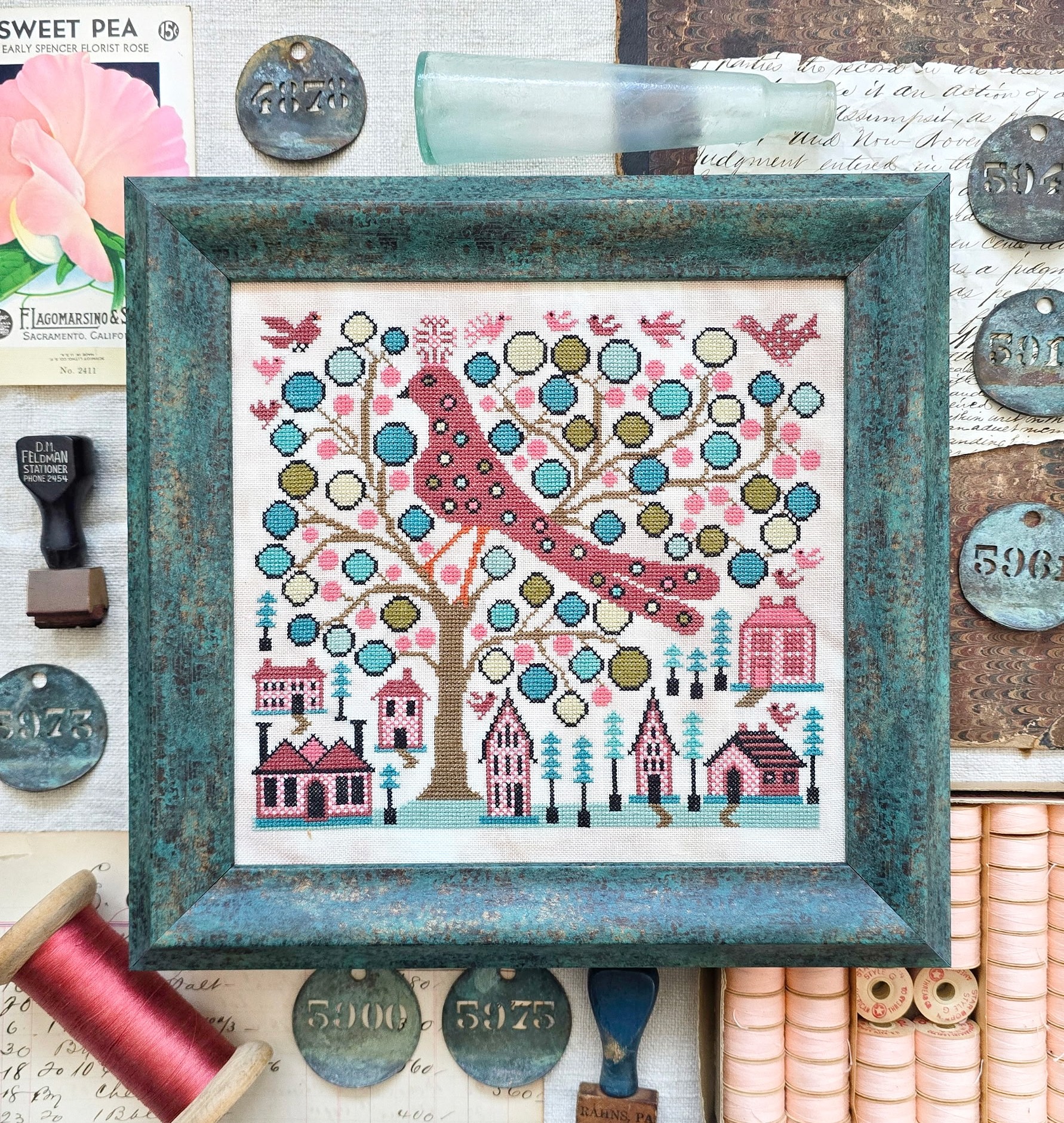 Dot the Bird - Cross Stitch Pattern