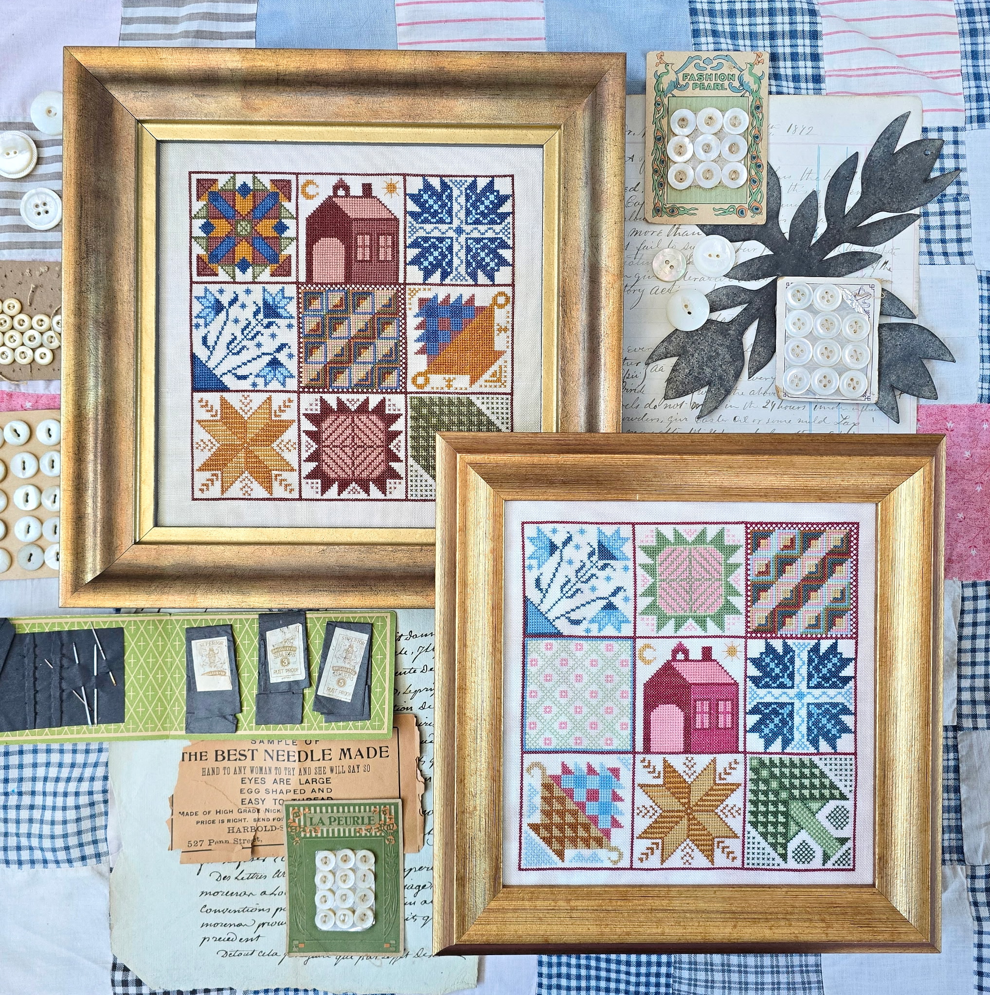 Quilt Squares - Cross Stitch Pattern