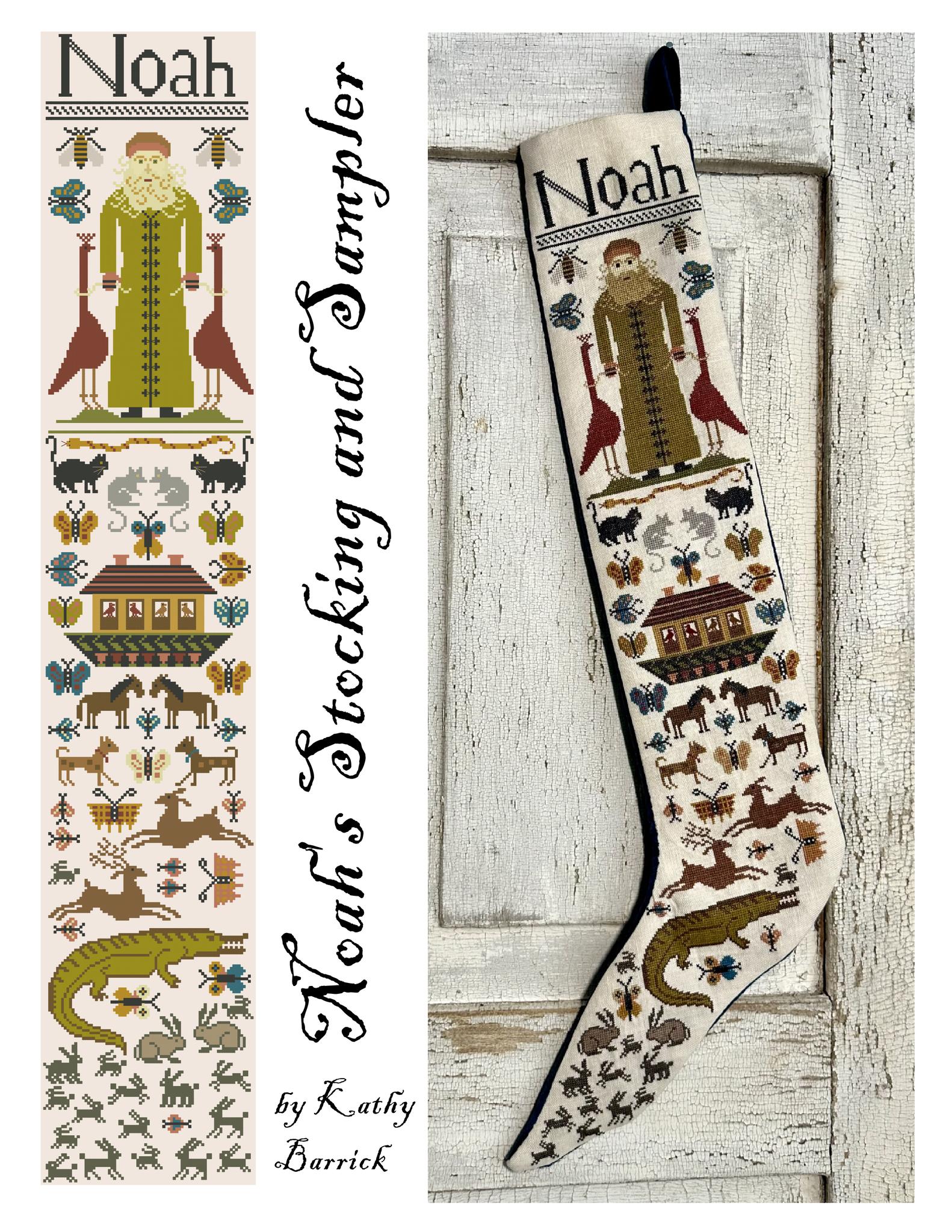 Noah's Stocking & Sampler - Cross Stitch Pattern
