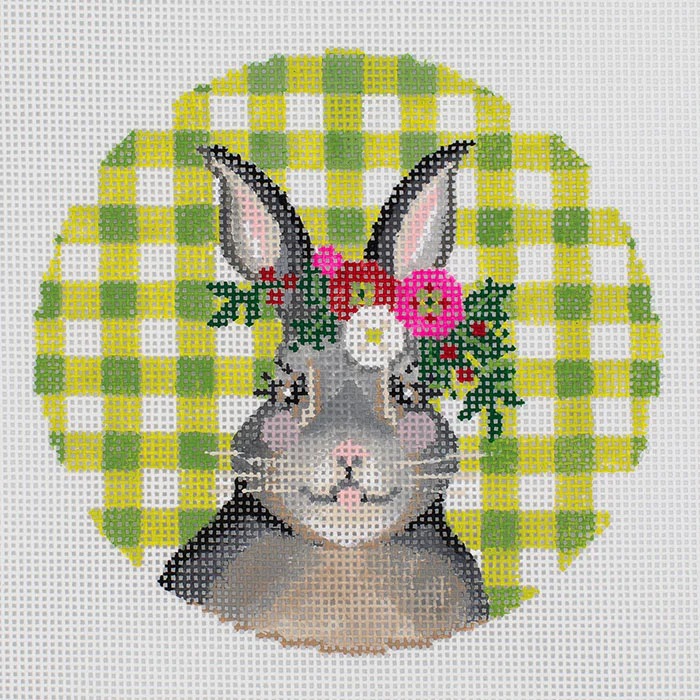 Jack a Christmas Rabbit - Needlepoint Canvas