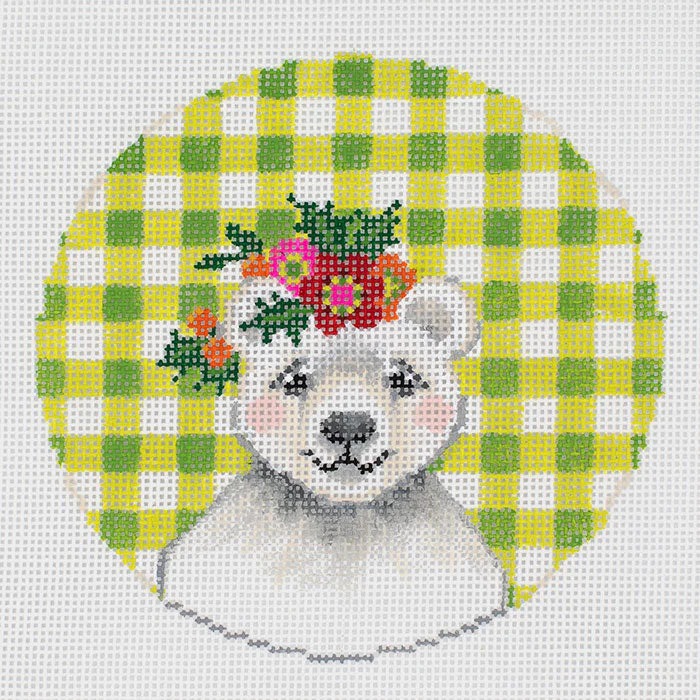 Paul a Christmas Bear - Needlepoint Canvas