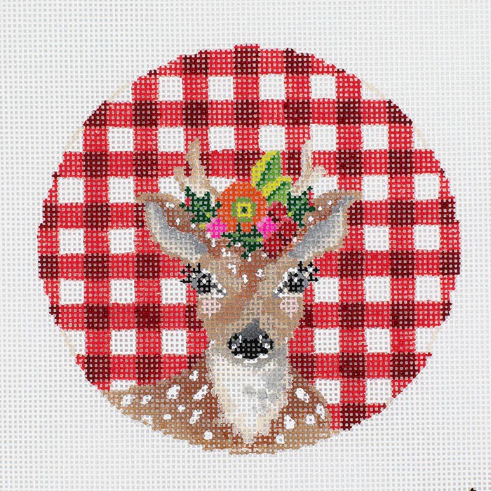 Faith a Christmas Fawn - Needlepoint Canvas