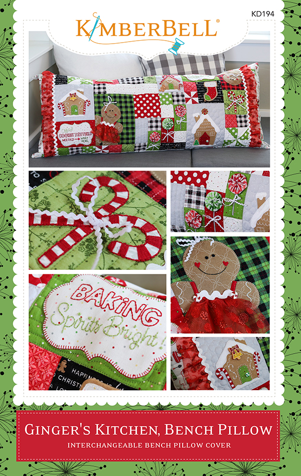 Ginger's Kitchen Bench Pillow - Sewing Pattern