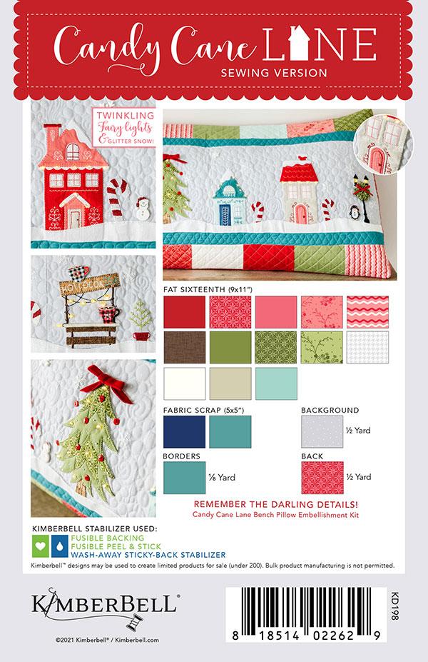 Candy Cane Lane Pillow Sewing - Quilt Pattern