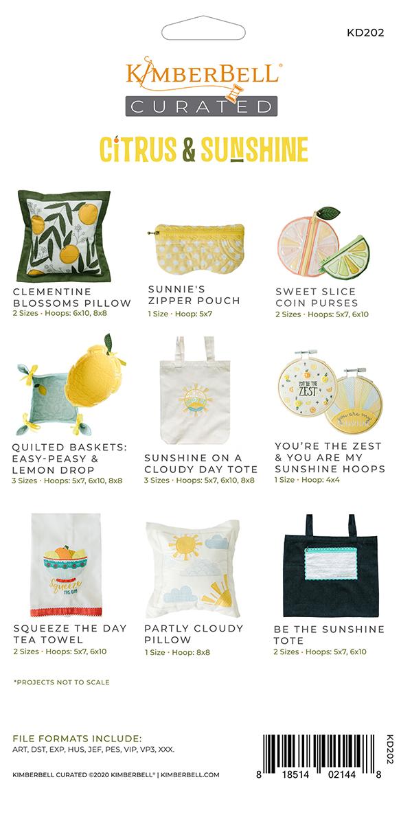 Citrus and Sunshine CD - Quilt Pattern