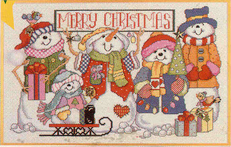 Let It Snow - Christmas Cross Stitch Pattern