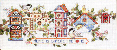 Home Tweet Home - Cross Stitch Pattern