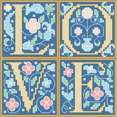 Love - Cross Stitch Pattern