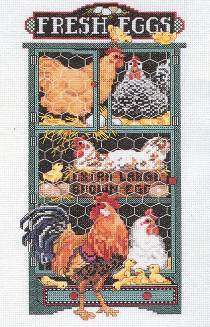 Ruffled Feathers - Cross Stitch Pattern
