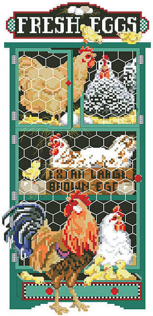 Ruffled Feathers - Cross Stitch Pattern
