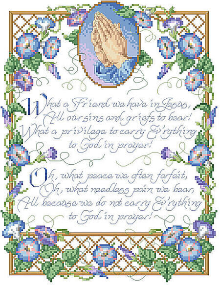 What a Friend We Have in Jesus - Cross Stitch Pattern