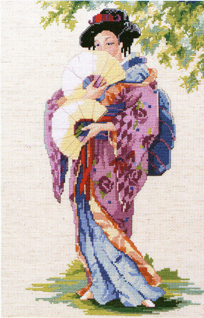 Oriental Lady - Cross Stitch Pattern
