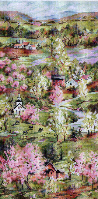 New England Spring - Cross Stitch Pattern
