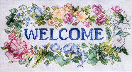 Welcome Bouquet - Cross Stitch Pattern