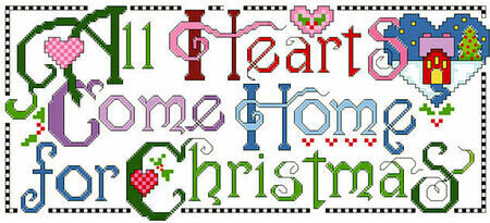 Hearts Come Home - Cross Stitch Pattern